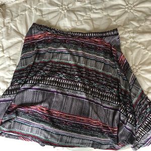 patterned skirt